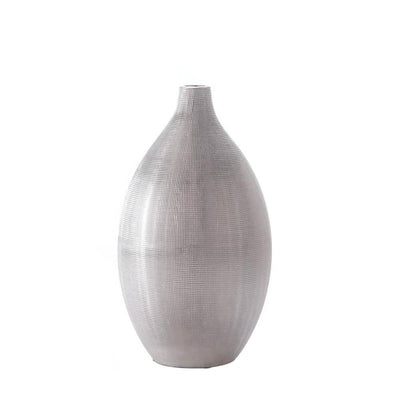 Silver Zeal Vase - crazydecor