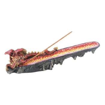 Orange Dragon Cystal Incense Burner - crazydecor