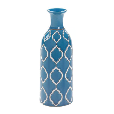 Merit Blue Vase - crazydecor