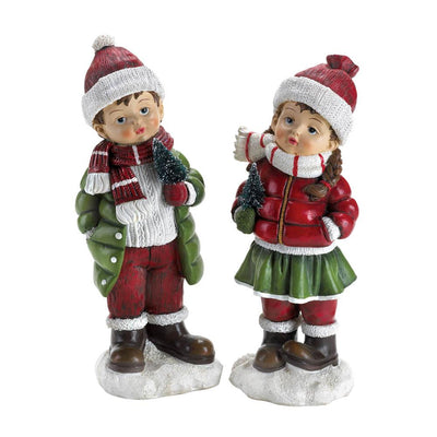 Holly & Noel Christmas Holiday Figurines - crazydecor