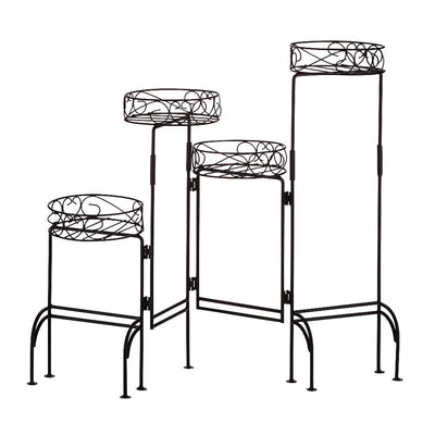 4-Tier Metal Plant Stand - crazydecor