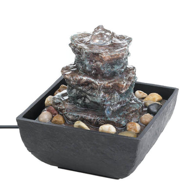 Rock Tower Tabletop Fountain - crazydecor