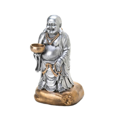 Standing Buddha Candleholder - crazydecor