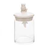 Glass Owl Jar - crazydecor