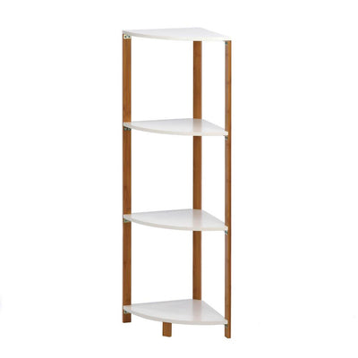 Bamboo Corner Shelf - crazydecor