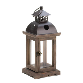 Monticello Wood Lantern - crazydecor