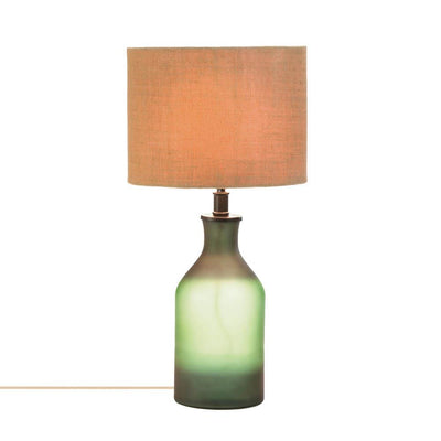 Gradient Green Bottle Table Lamp - crazydecor