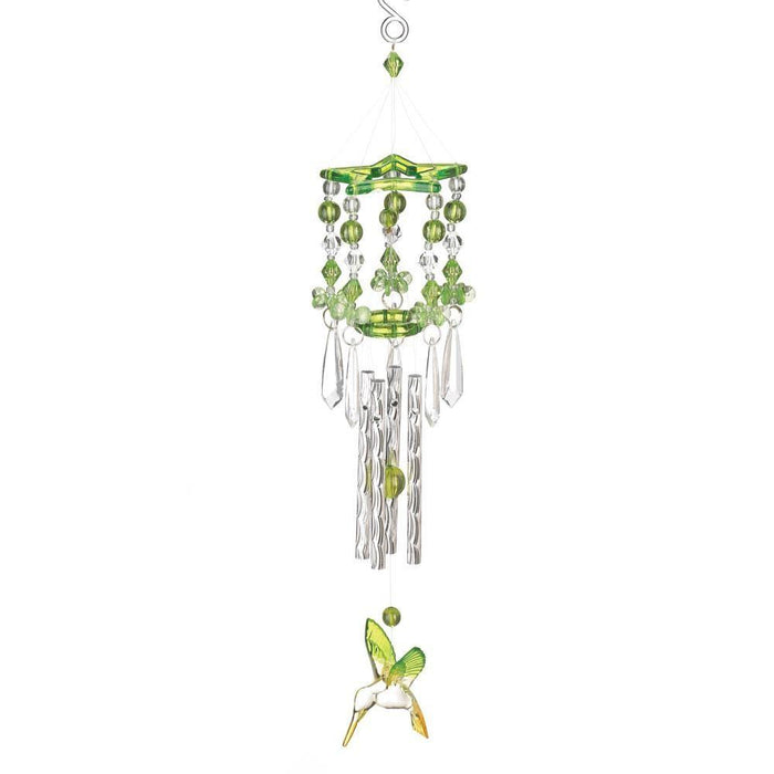 Green Hummingbird Chime - crazydecor