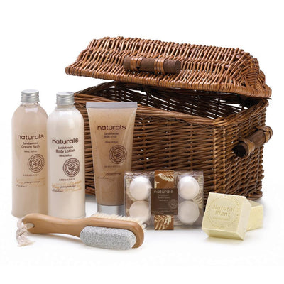 Sandalwood Naturals Spa Basket - crazydecor