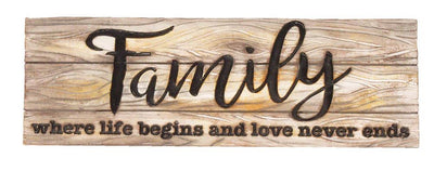 Family Decorative Sign - crazydecor