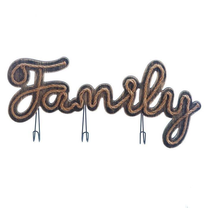 Family Sign Hooks - crazydecor