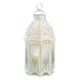 White Lattice Lantern - DreamyDecor