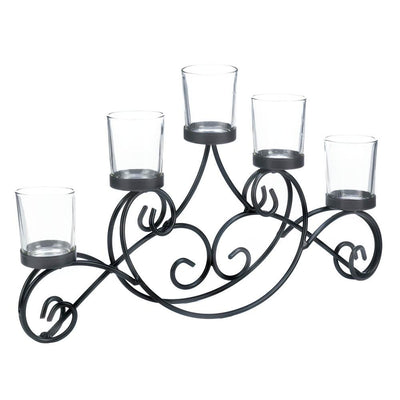 Iron Waves Candle Stand - crazydecor