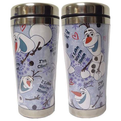 Disney Frozen Olaf 16 Oz. Acrylic Travel Mug - crazydecor