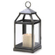 Rustic Silver Contemporary Candle Lantern - crazydecor