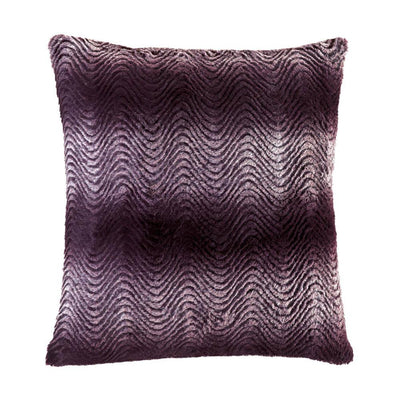 Orchid Ombre Faux Fur Pillow - crazydecor