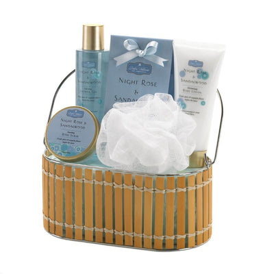 Night Rose & Sandalwood Bath Gift Set - crazydecor