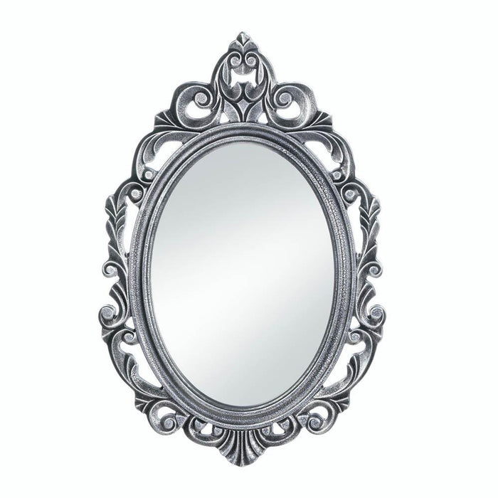 Silver Royal Crown Wall Mirror - crazydecor