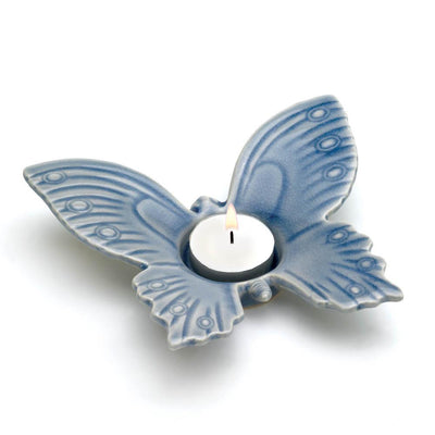 Blue Butterfly Tealight Holder - crazydecor