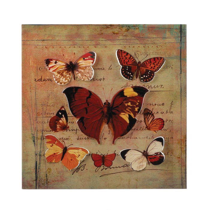 Rustic Butterfly 3-D Wall Art - crazydecor