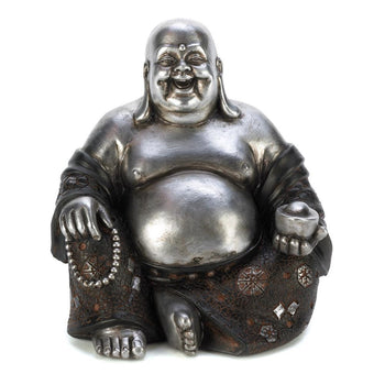 Happy Sitting Buddha Statue - crazydecor