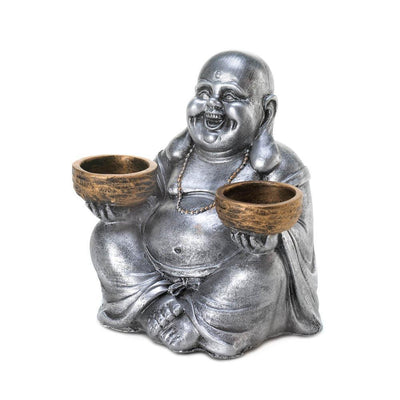 Sitting Buddha Candle Holder - crazydecor