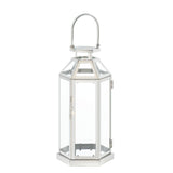 Steel Symmetry Candle Lantern - crazydecor