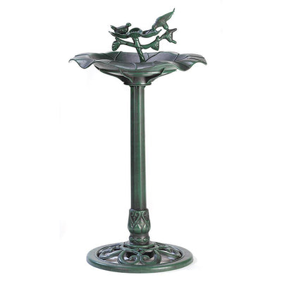 Verdigris Birdbath - crazydecor