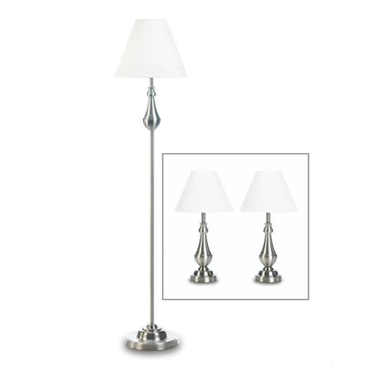 Turned High Polish Lamp Trio - crazydecor