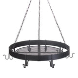 Round Hanging Pot Rack - crazydecor