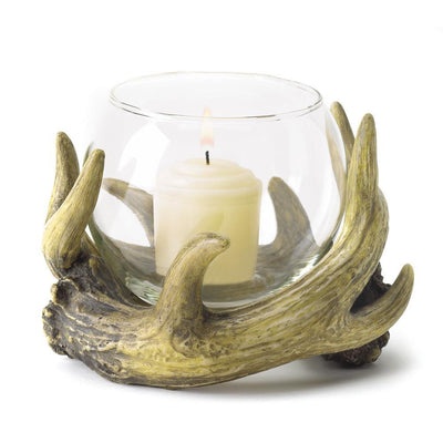 Rustic Antler Candle Holder - crazydecor