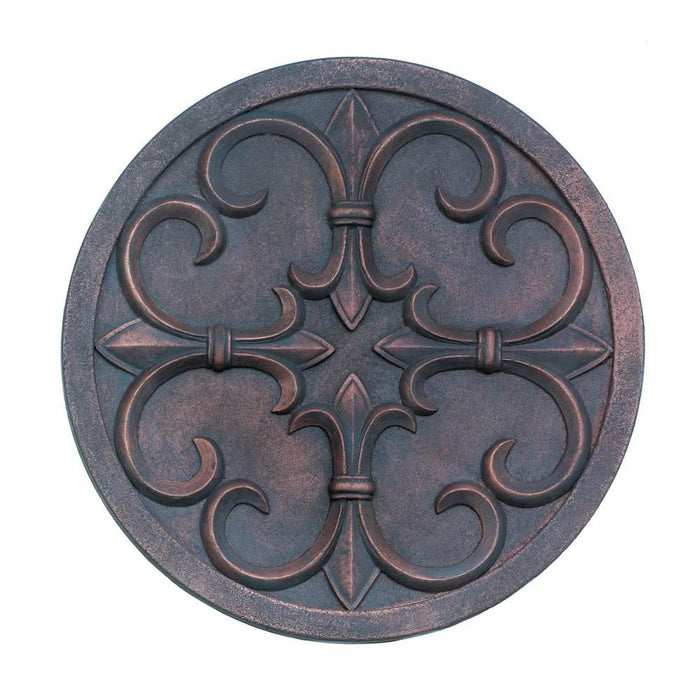 Fleur-De-Lis Garden Wall Plaque - crazydecor