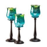 Mediterranean Candle Holder Trio - crazydecor