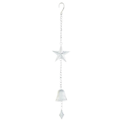 White Star Hanging Bell - DreamyDecor