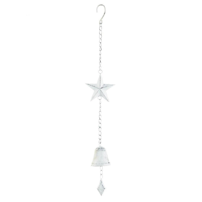 White Star Hanging Bell - DreamyDecor