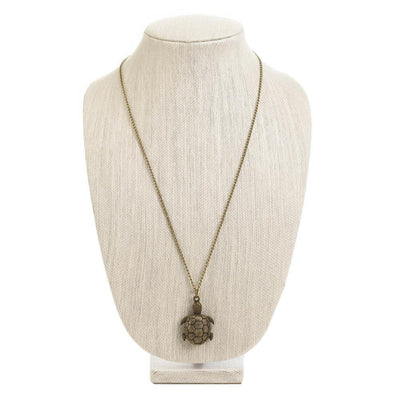 Turtle Necklace Timepiece - crazydecor