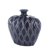 Deep Blue Small Lip Vase - crazydecor