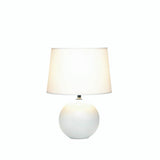 White Round Base Table Lamp - DreamyDecor