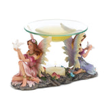 Twin Fairies Oil Warmer - crazydecor