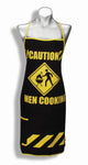 Caution Men Cooking Apron - crazydecor