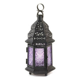 Lavender Moroccan Style Lantern - crazydecor