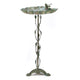 Verdigris Leaf Birdbath - crazydecor