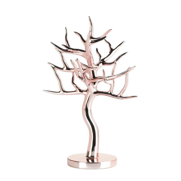 Rose Gold Jewelry Tree - crazydecor