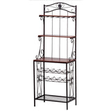 Bakers Rack Wine Storage Rack - crazydecor