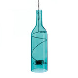 Blue Bottle Hanging Candle Holder - crazydecor