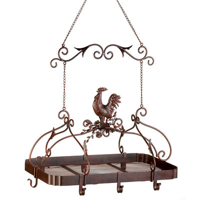 Country Rooster Kitchen Rack - crazydecor