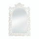 Grand Distressed White Wall Mirror - crazydecor