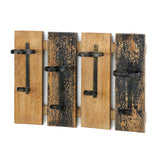 Rustic Wall Mounted Wine Rack - crazydecor