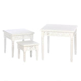 Floret Nesting Accent Tables Trio - crazydecor