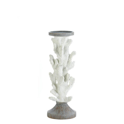 Large Coral Candle Holder - crazydecor